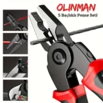 Olinman 5 Başlıklı Profesyonel Pense Seti